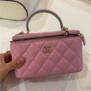 Chanel Pink Quilted Women's Bag